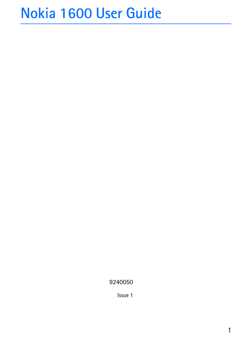 Nokia 1600 User manual