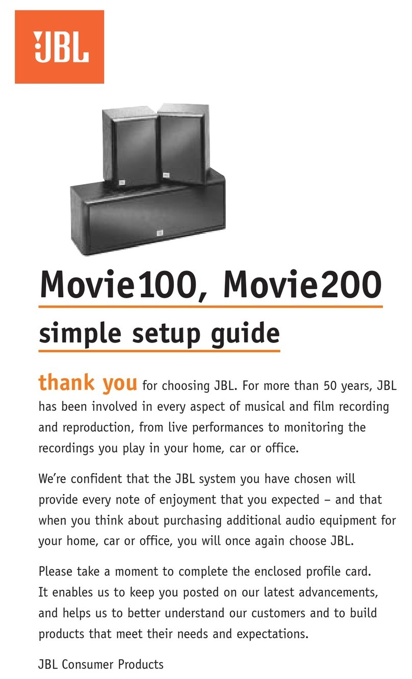 JBL Movie100 Simple setup guide
