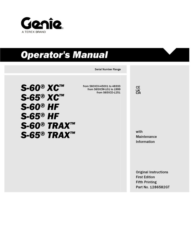 Terex Genie S65XCD-1251 User manual Terex Genie S65XCD-1251 User manual