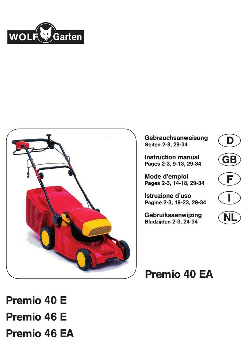 Wolf Garten Premio 40 E instruction manual