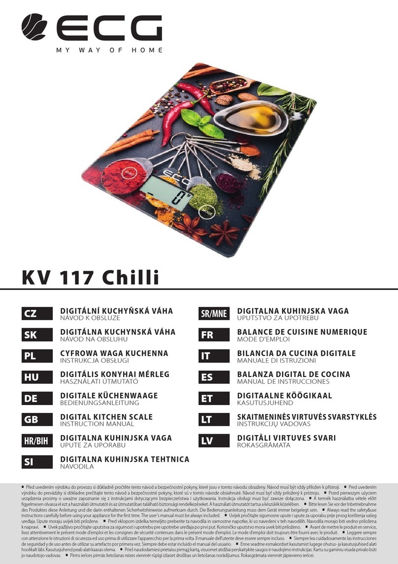 ECG KV 117 Chilli User manual