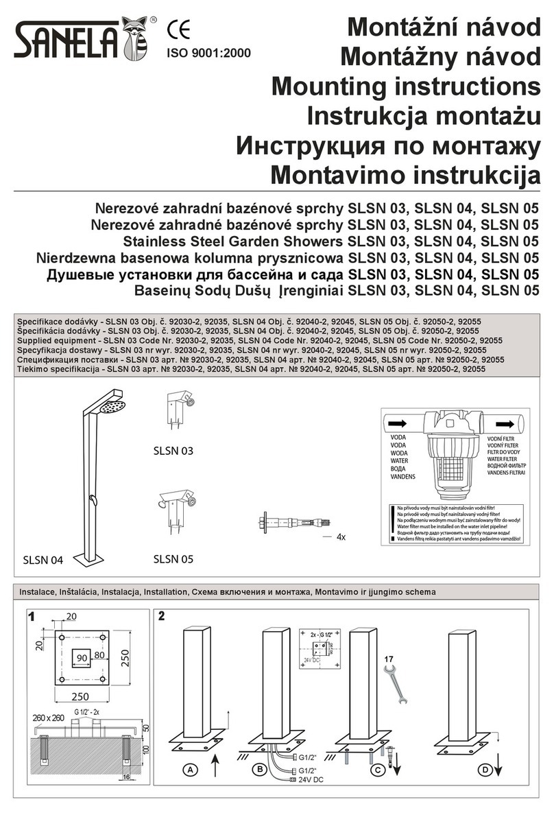Sanela SLSN 04 Mounting instructions