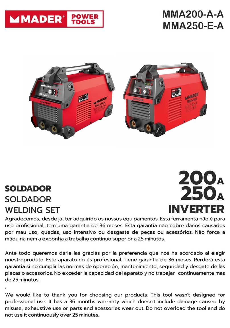 MADER MMA200-A-A manual