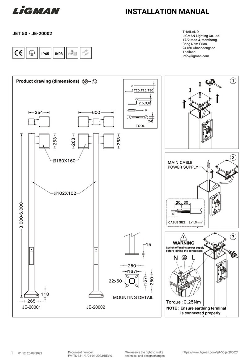 LIGMAN JET 50 User manual