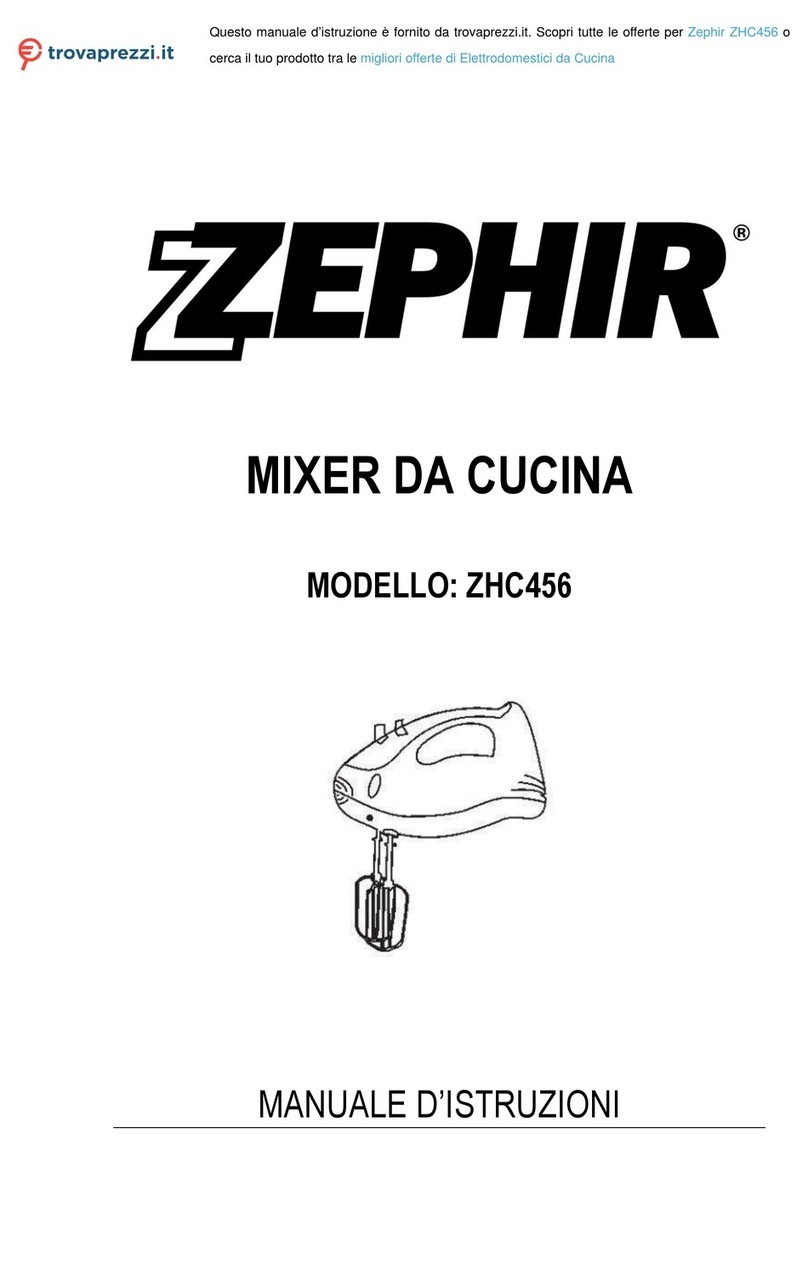 Zephir ZHC456 User manual