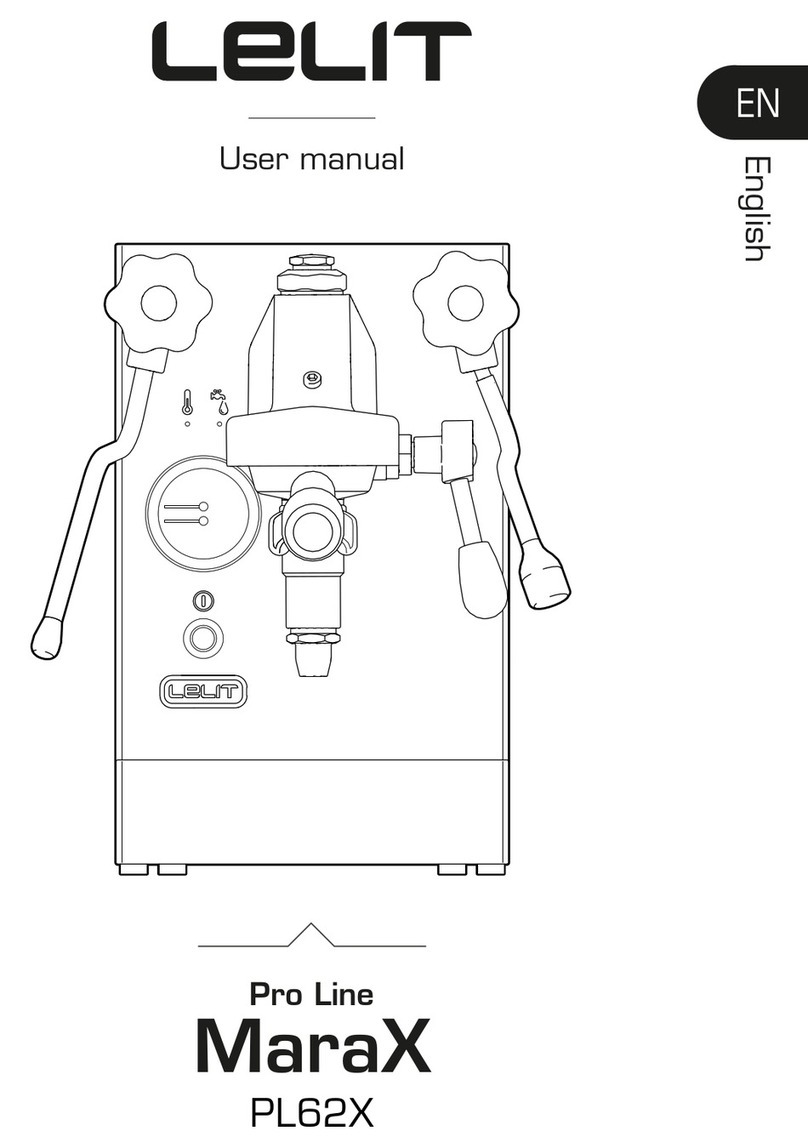 Lelit Pro Line MaraX User manual