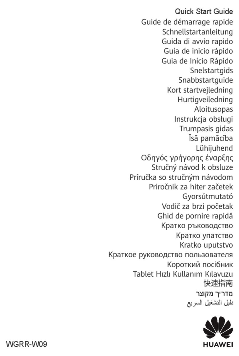 Huawei WGRR-W09 User manual