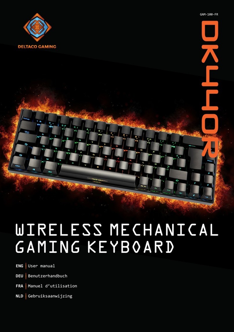 Deltaco Gaming GAM-100-FR User manual
