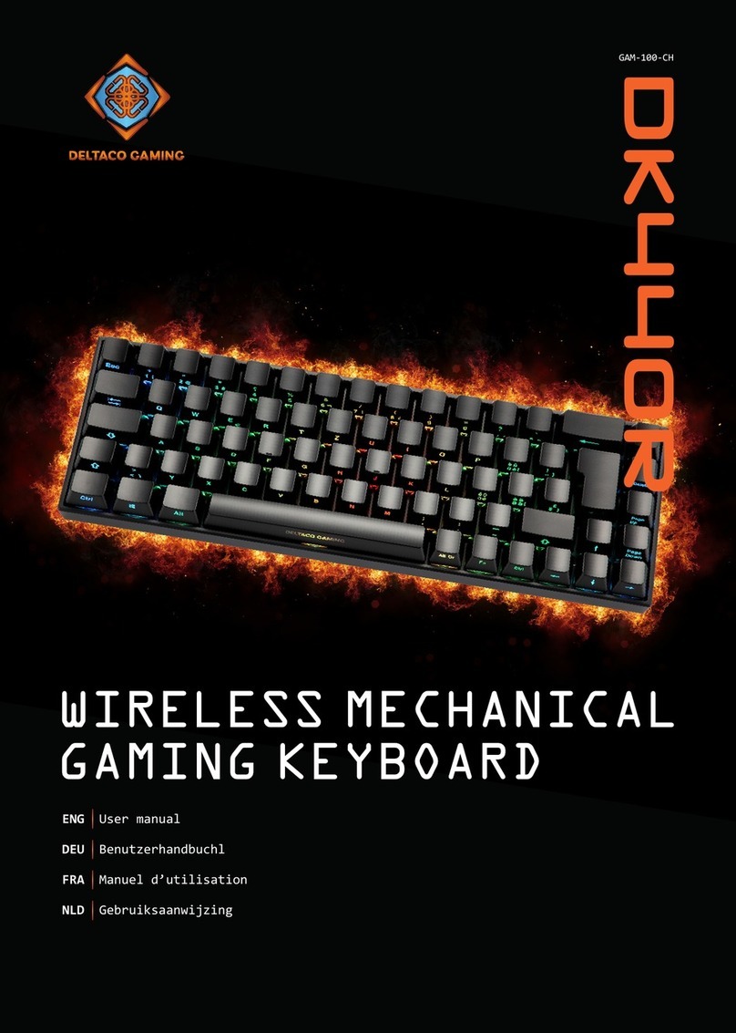 Deltaco Gaming GAM-100-CH User manual