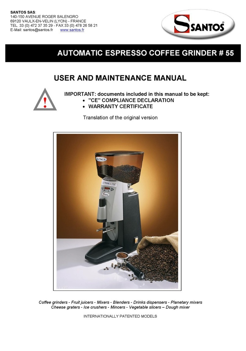 Santos SC55 User and maintenance manual