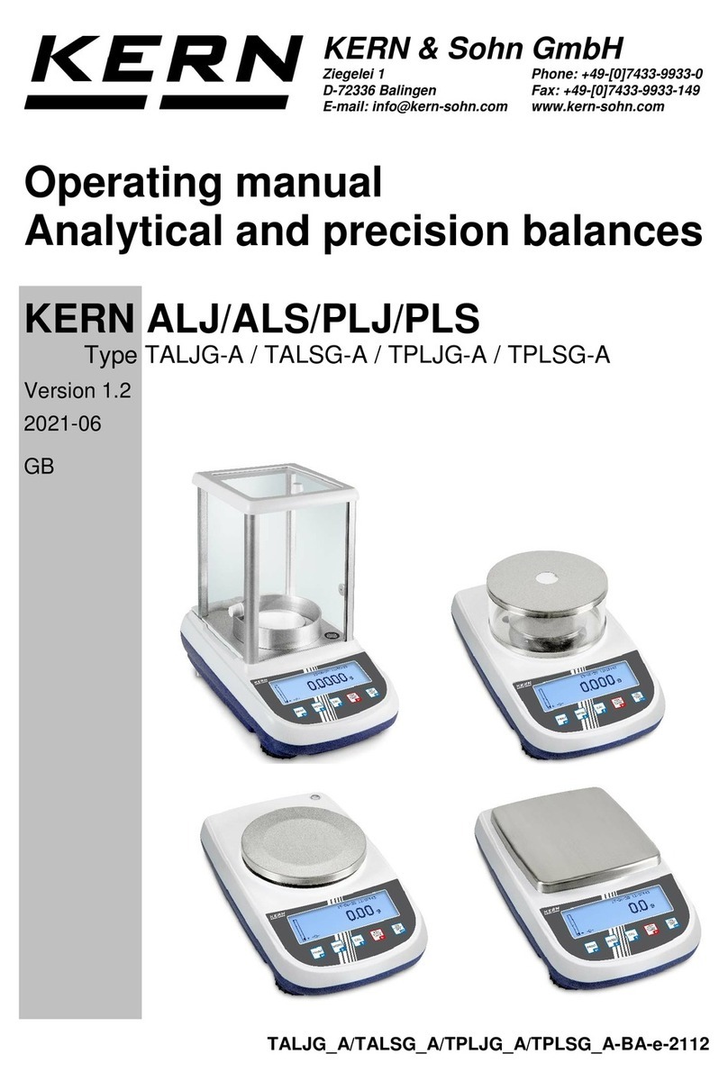 KERN PLS Series User manual