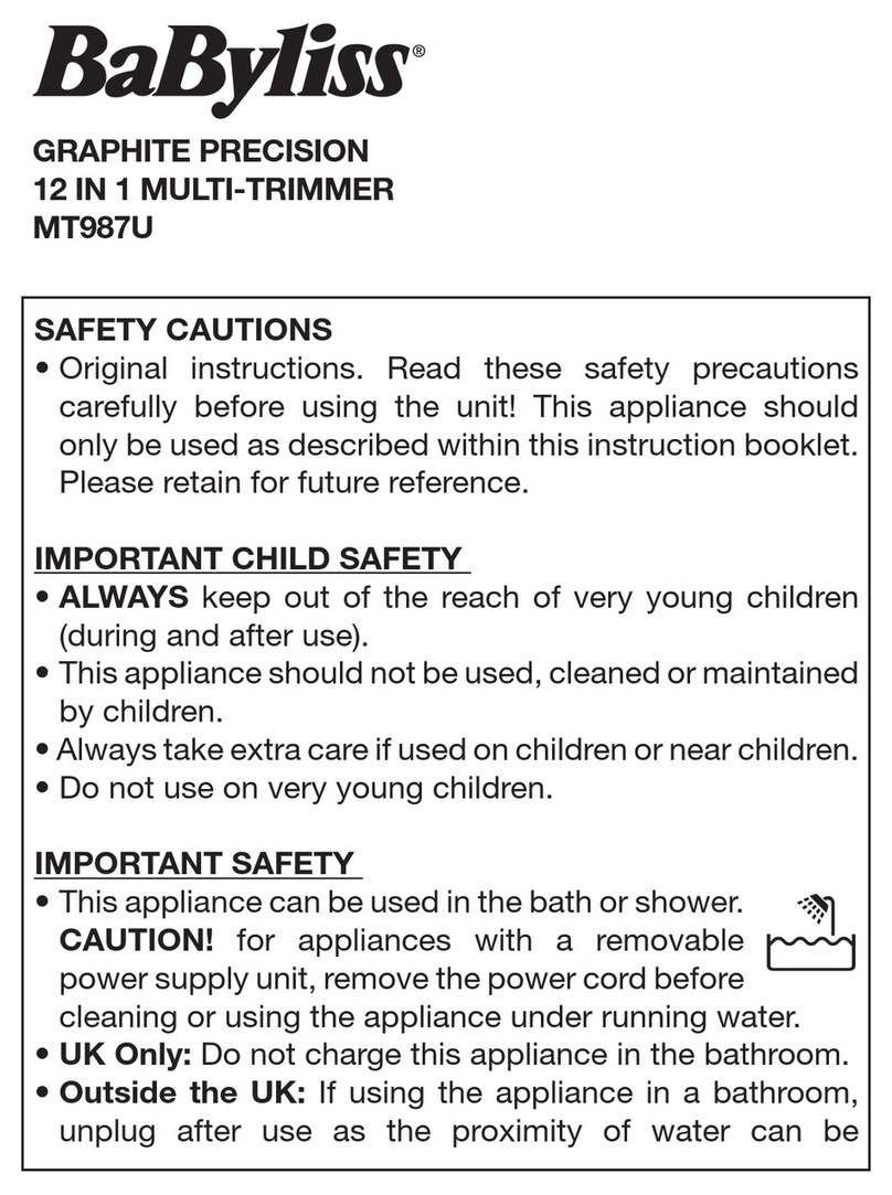 BaByliss MT987U manual
