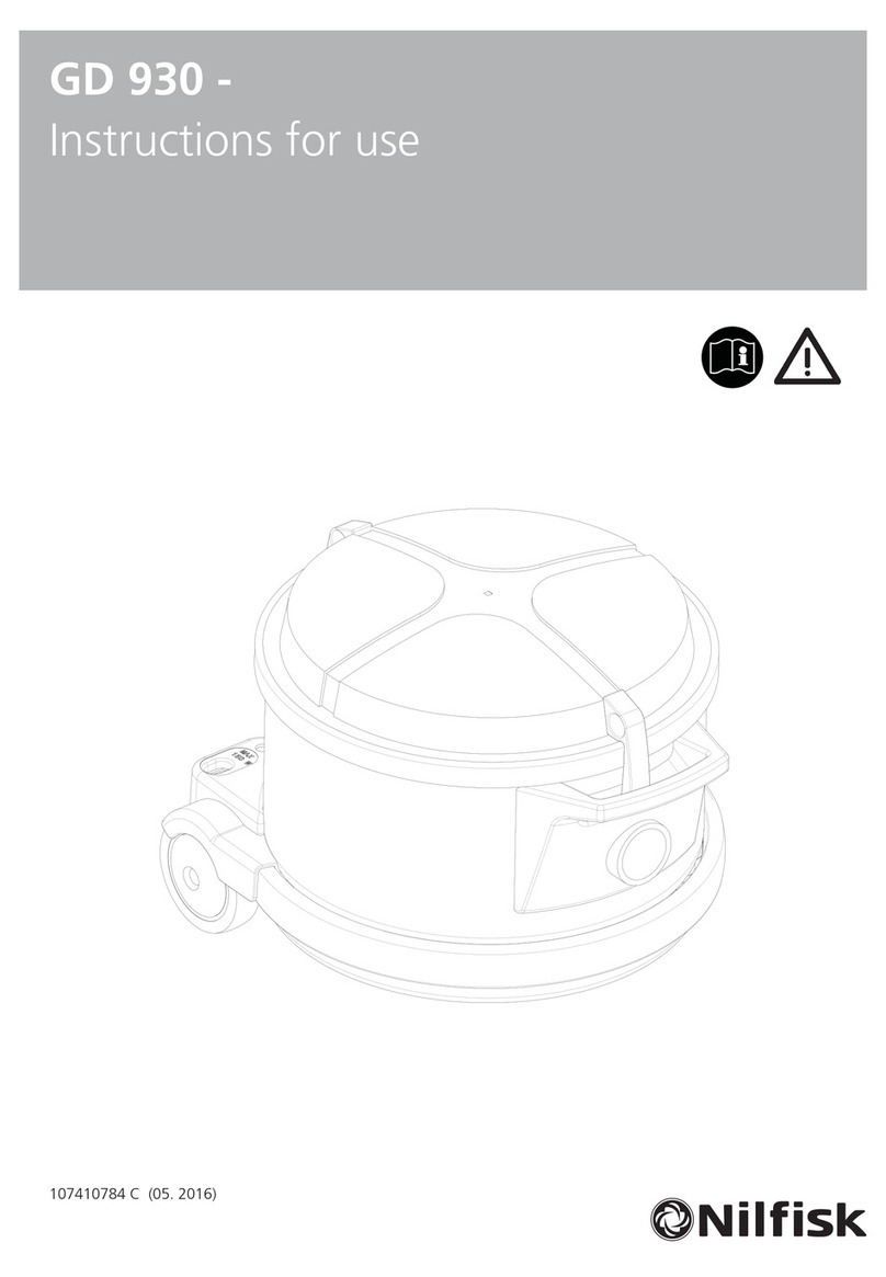 Nilfisk-Advance GD 930S2 User manual