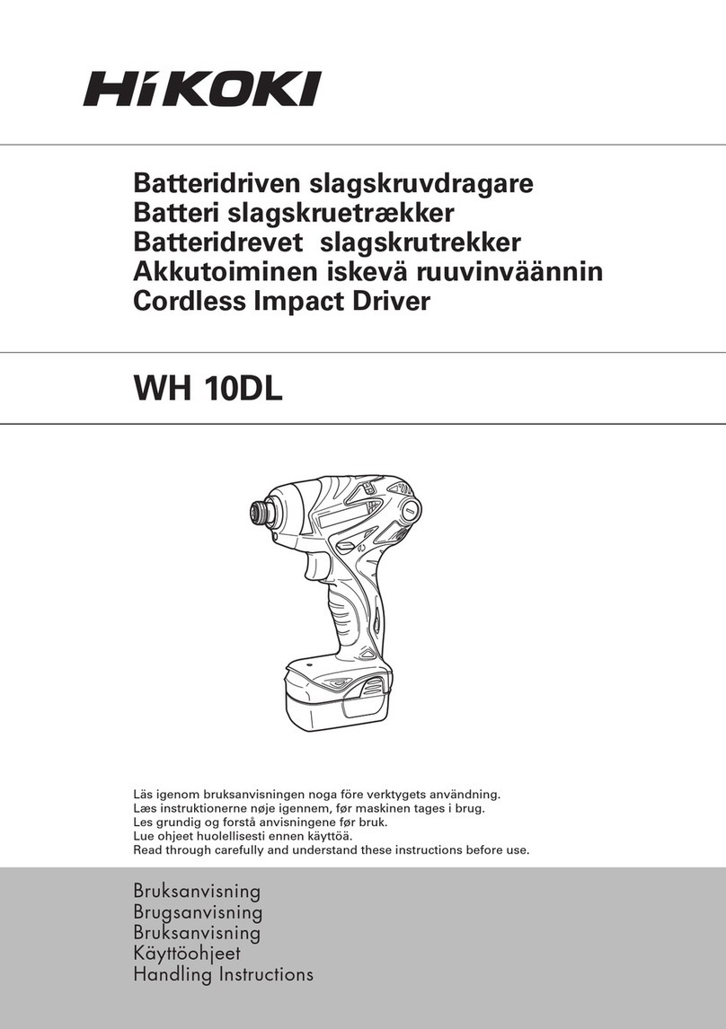 HIKOKI WH 10DL Handling instructions