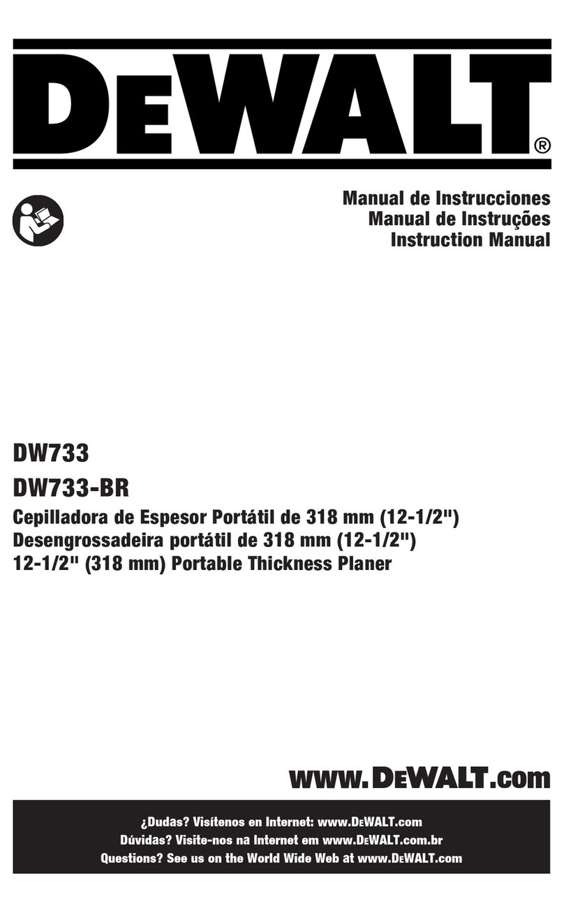 DeWalt DW733-BR instruction manual