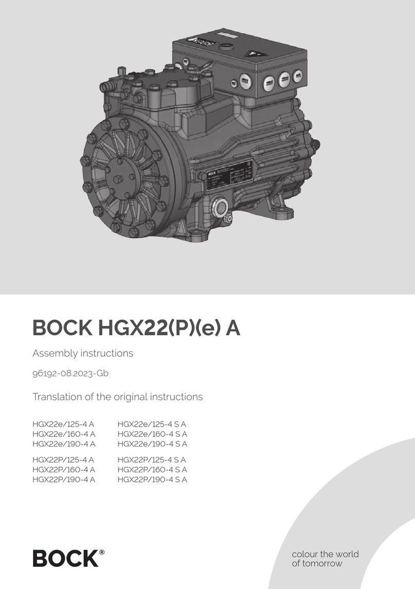 BOCK HGX22e/125-4 A User manual