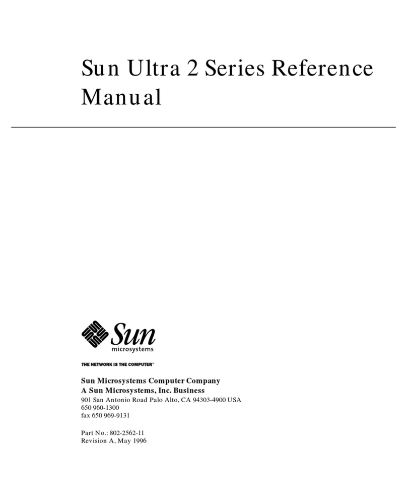 Sun Microsystems Sun Ultra 2 Series User manual