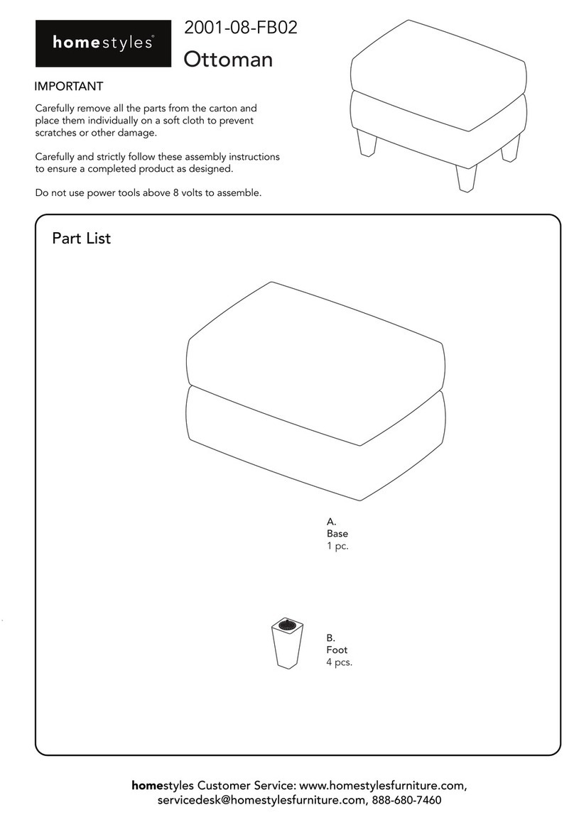 Home Styles 2001-08-FB02 manual