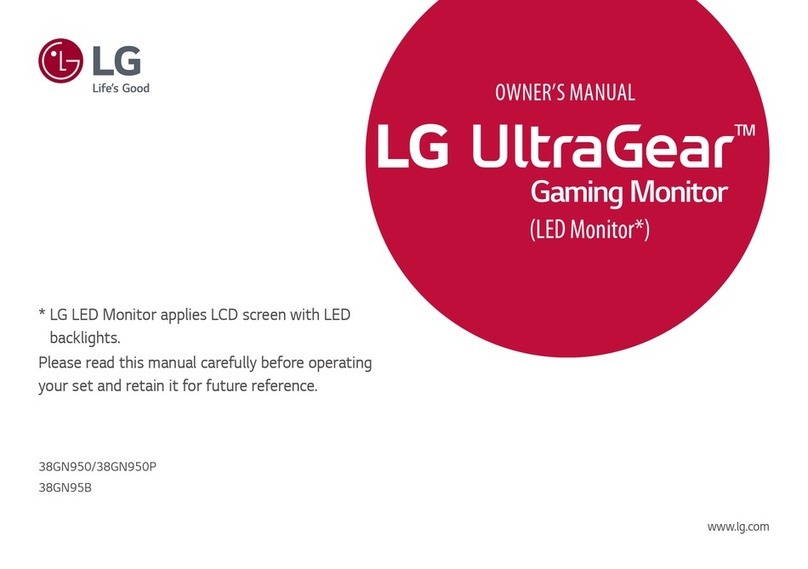 LG UltraGear 38GN950P-B User manual