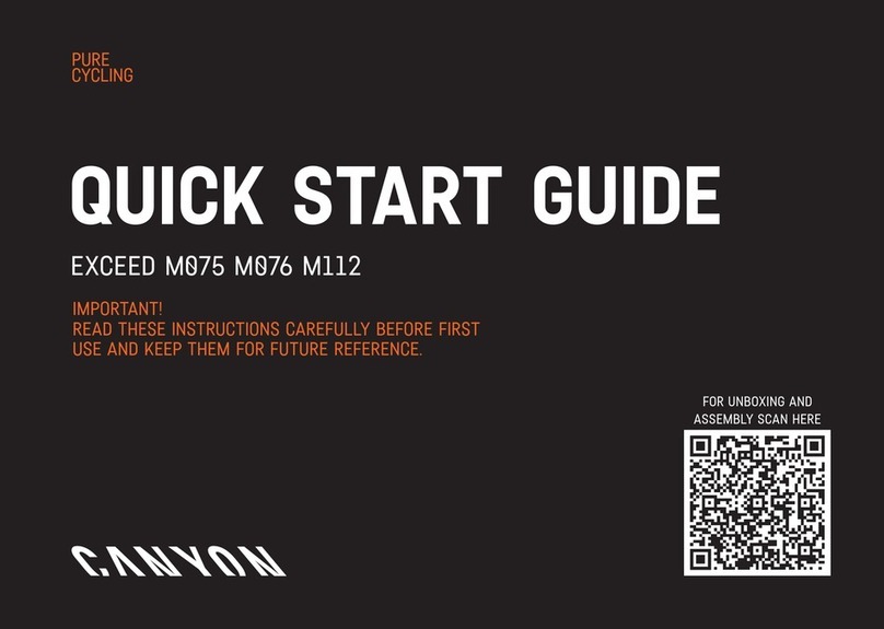 Canyon M075 quick start guide