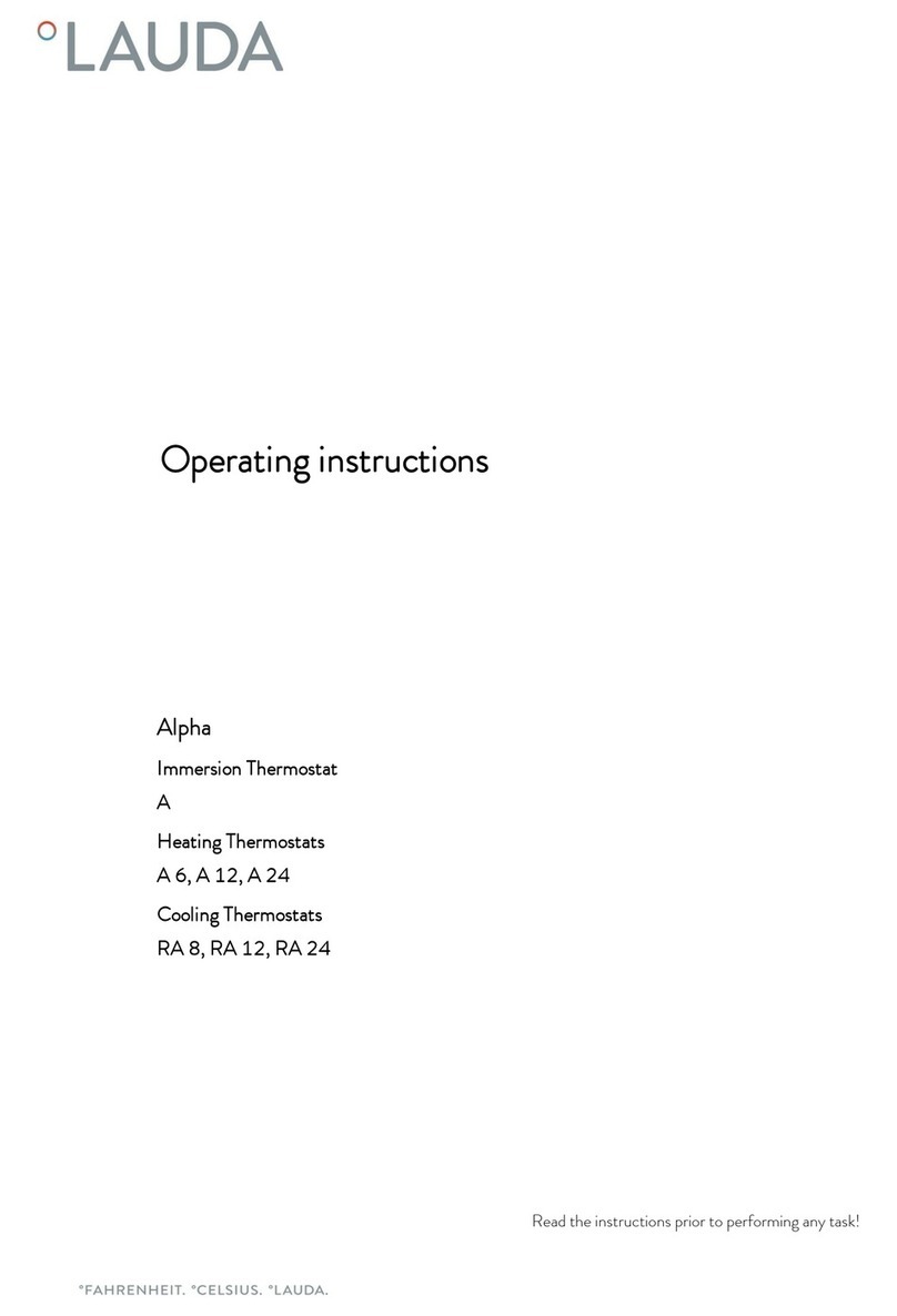 Lauda RA 12 operating instructions