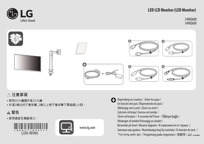 LG 34WQ68X User manual