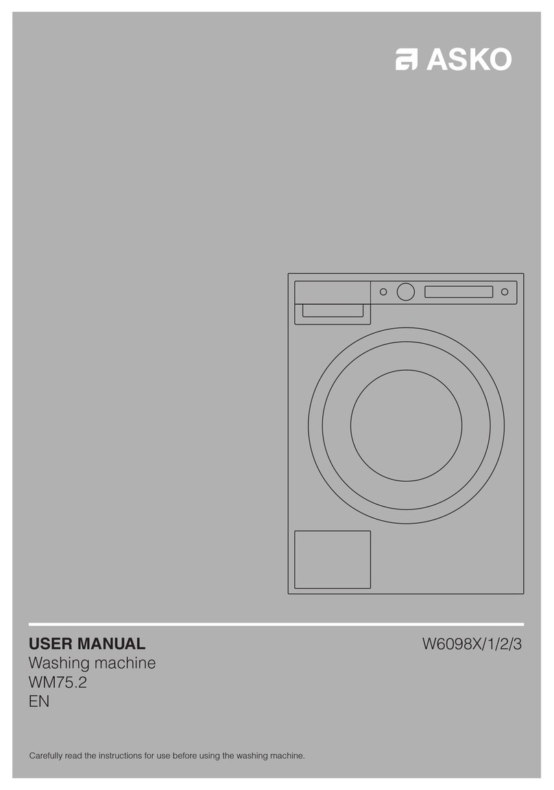 Asko Steel Seal W6098 1 Series User manual