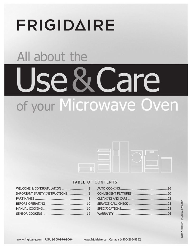 Frigidaire FGMV174KFC use & care