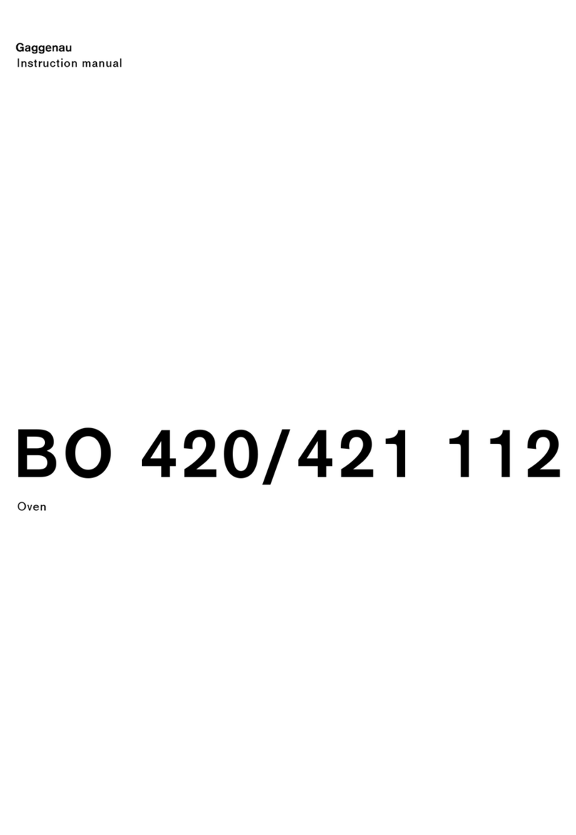 Gaggenau BO 420 112 instruction manual