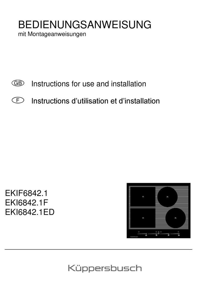 Kuppersbusch EKI6842.1F Operation manual