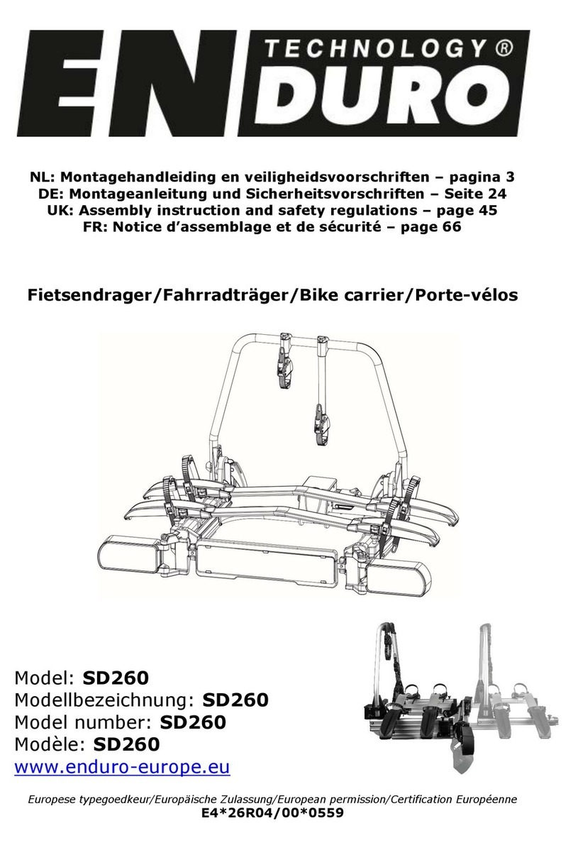 Enduro SD260 Assembly instruction and safety regulations Enduro SD260 Assembly instruction and safety regulations