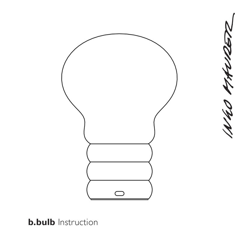 Ingo Maurer b.bulb IM1030000 User manual