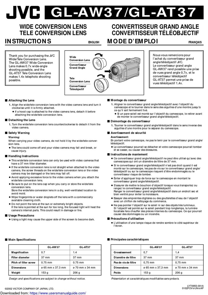 JVC GL-AW37 instructions
