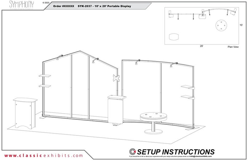 Classic Exhibits Symphony SYK-2037 Setup instructions
