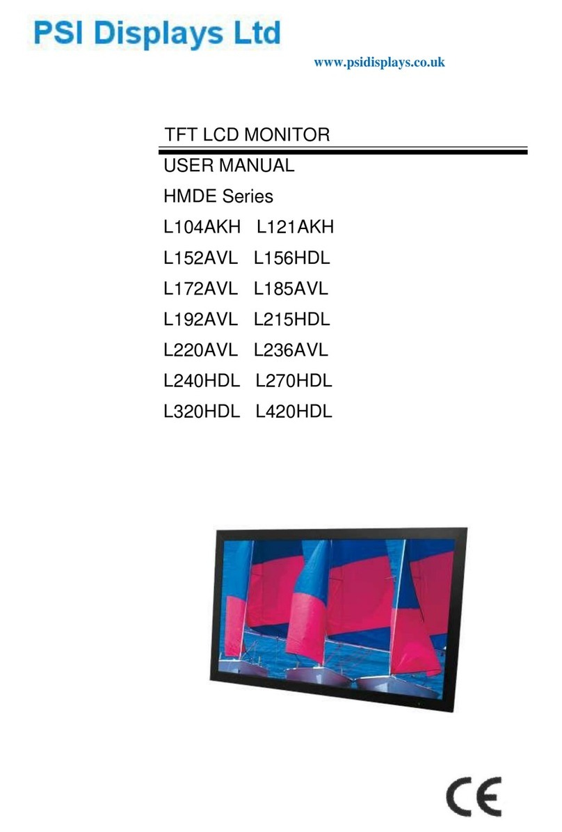 PSI Displays L104AKH user manual