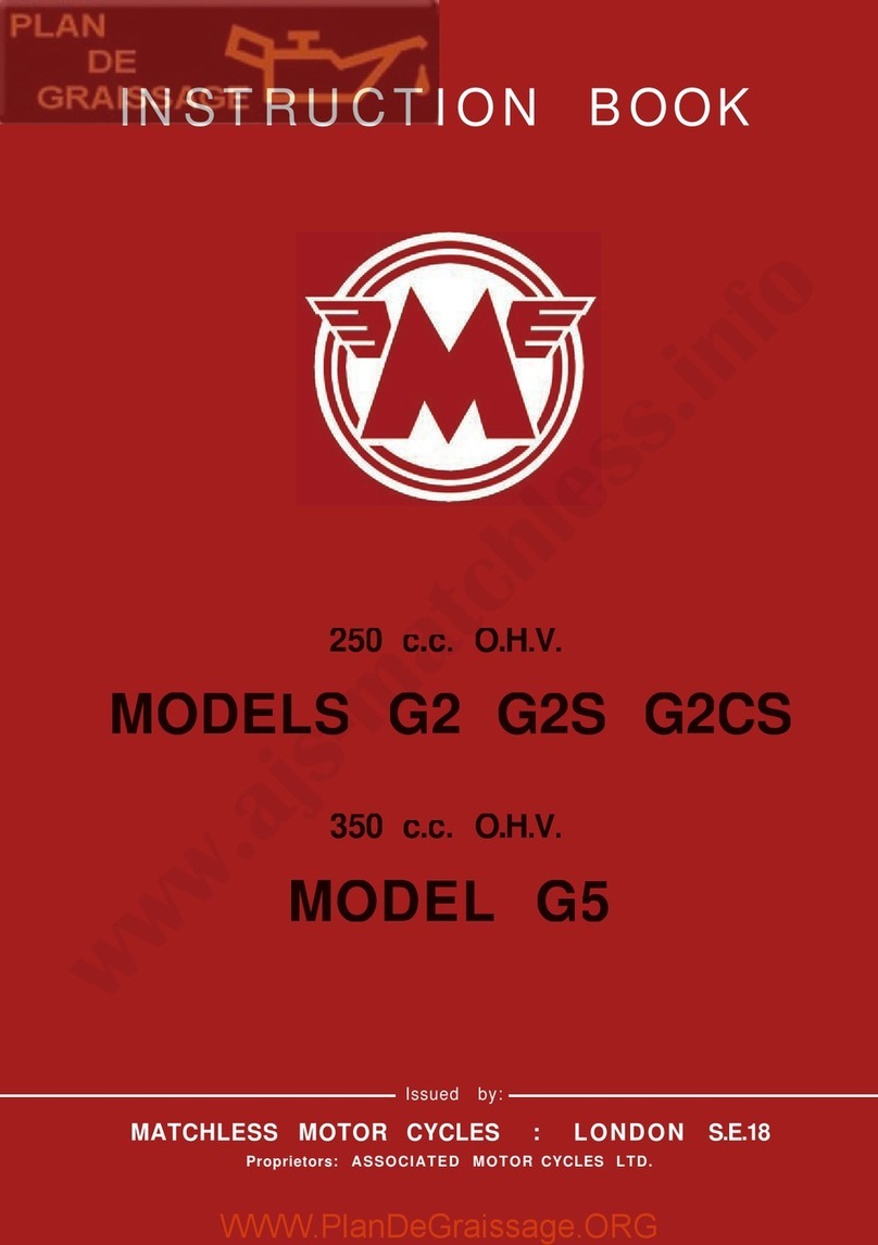 Matchless G2CS Instruction book