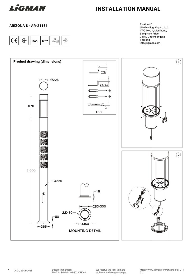 LIGMAN AR-21151 installation manual