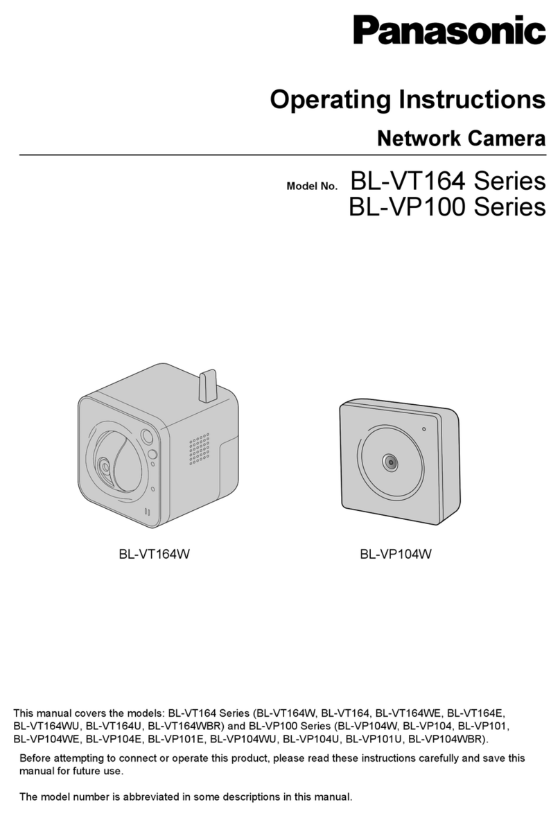 Panasonic BL-VT164WBR operating instructions