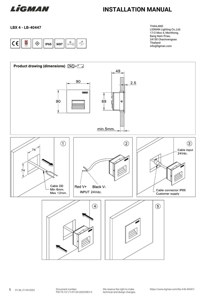 LIGMAN LBX 4 installation manual