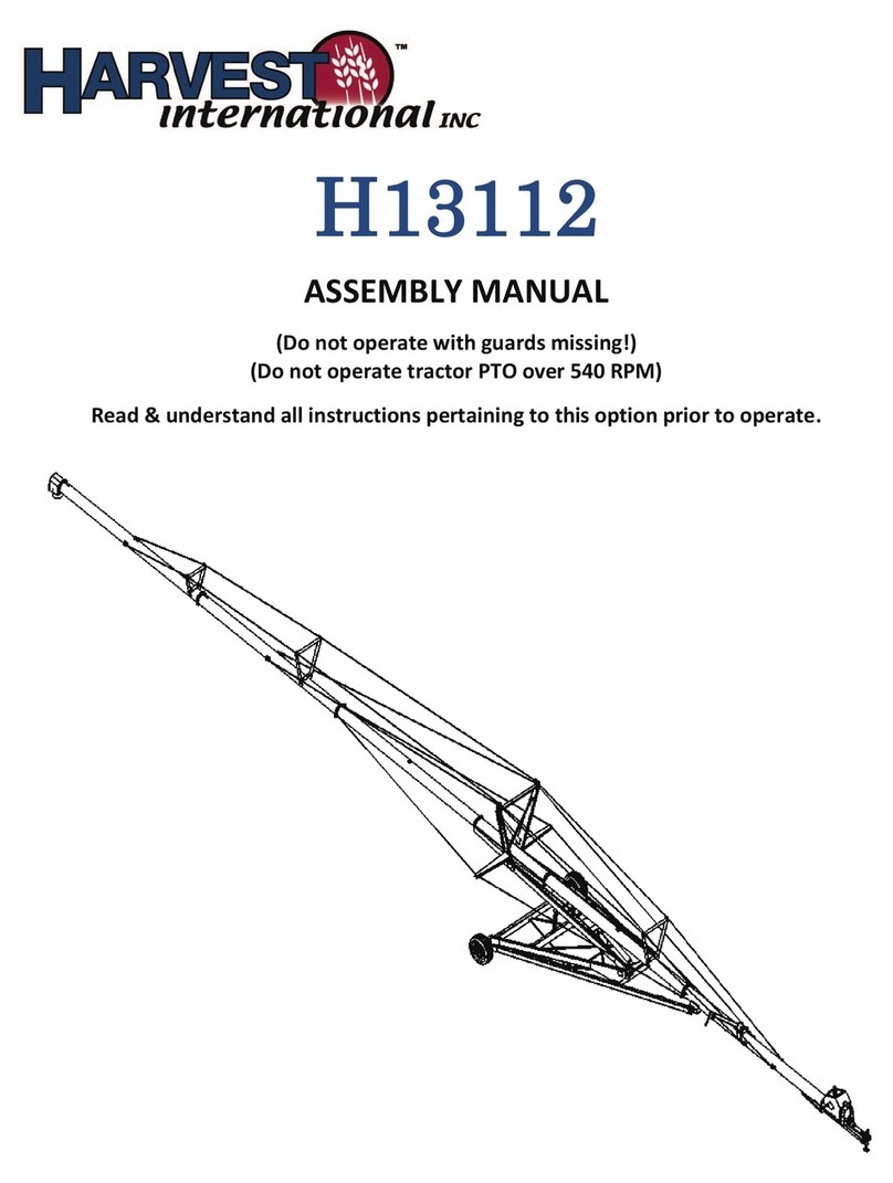 HARVEST H13112 User manual HARVEST H13112 User manual