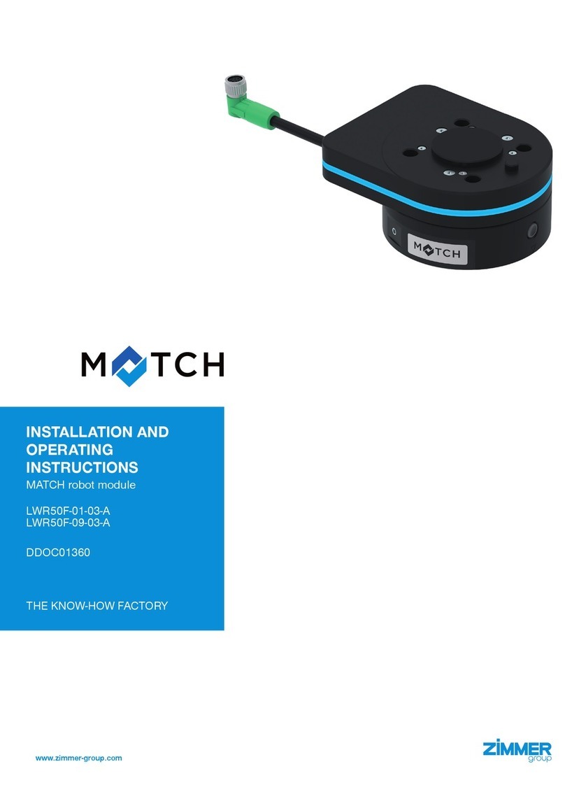 Zimmer MATCH LWR50F-09-03-A Installation and operating instructions