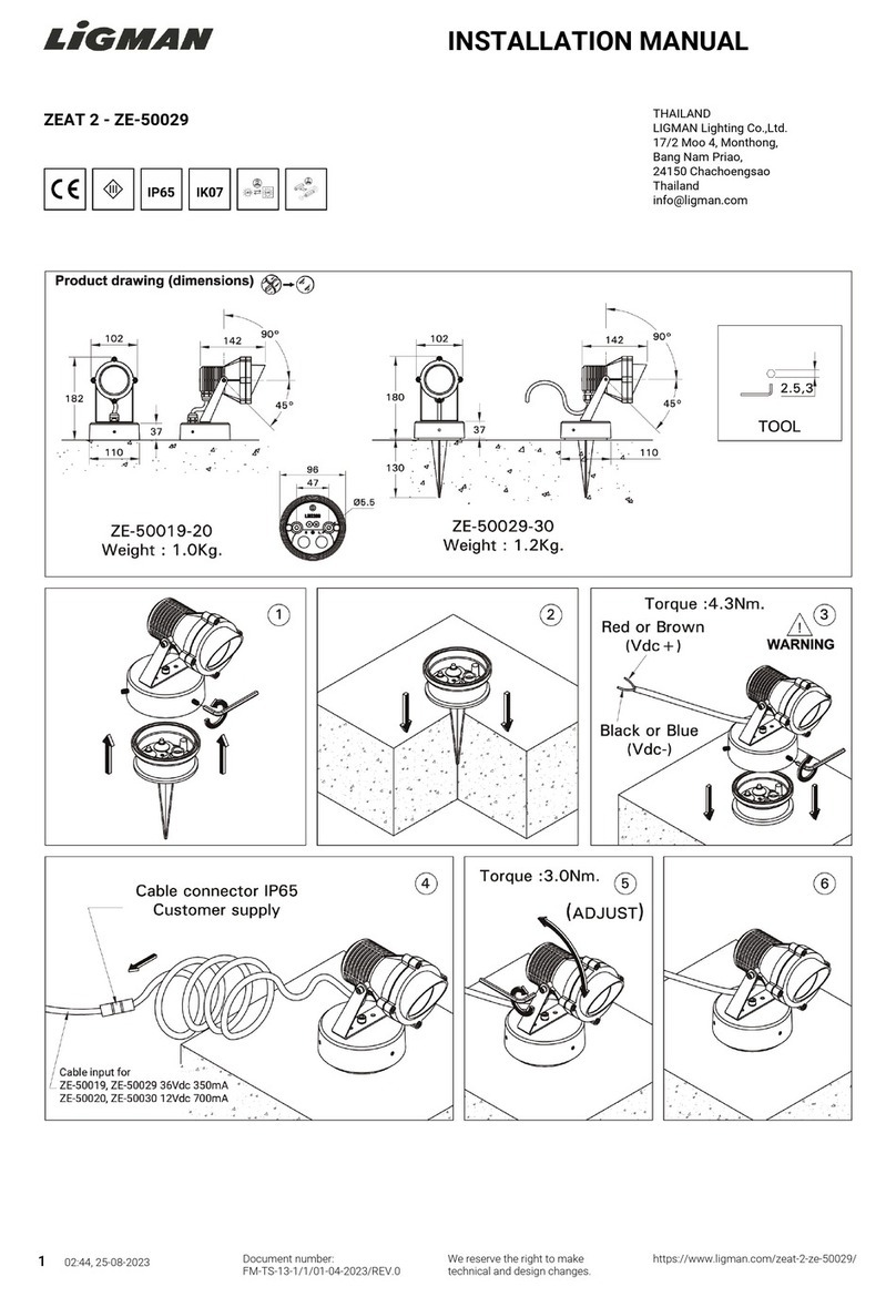 LIGMAN ZE-50029 User manual