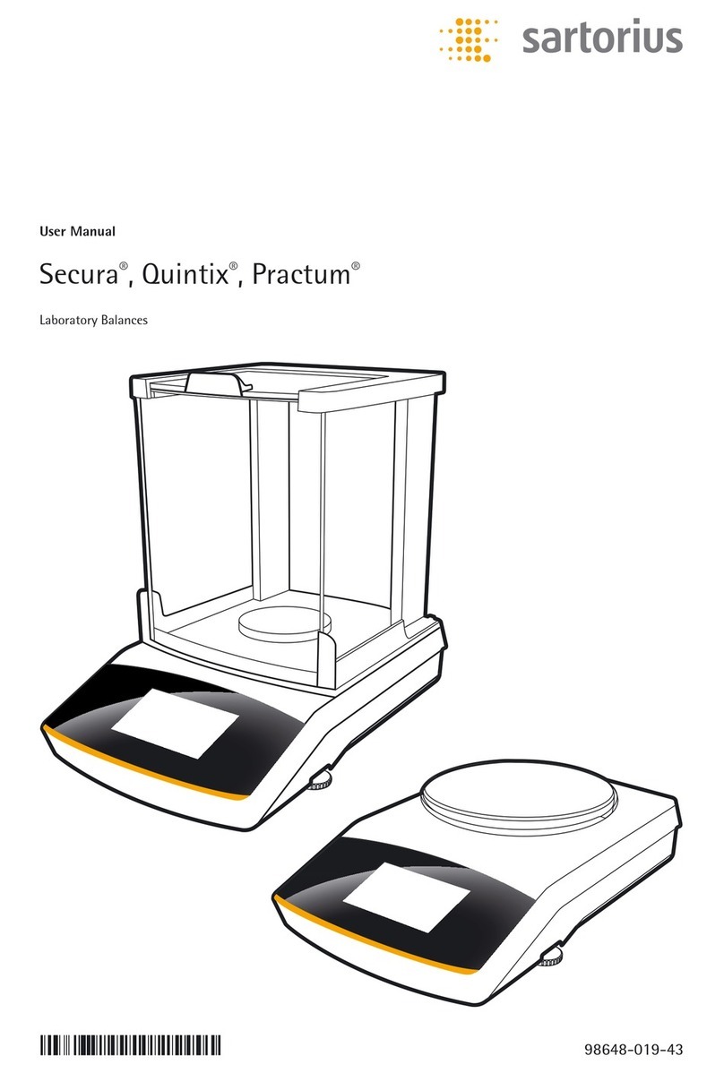 Sartorius Secura 224-1S user manual