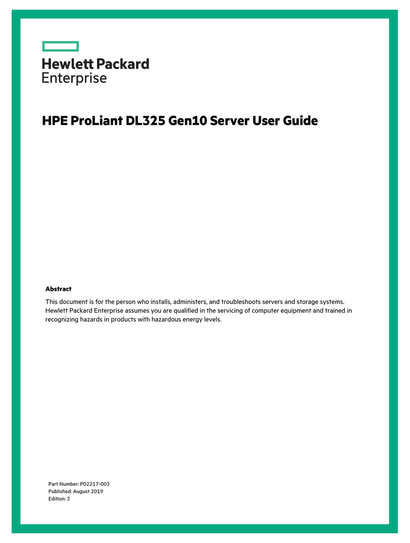 HPE ProLiant DL325 Gen10 User manual