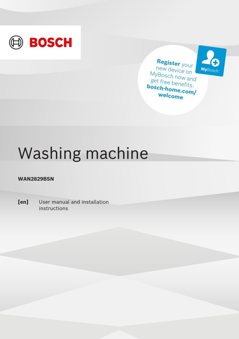 Bosch WAN2829BSN User manual and installation instructions Bosch WAN2829BSN User manual and installation instructions