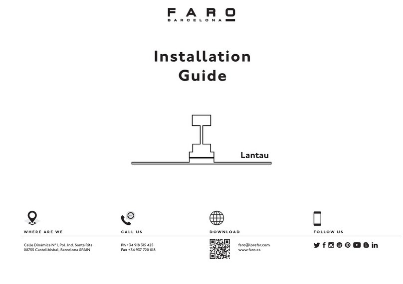 Faro Barcelona 33517DC User manual