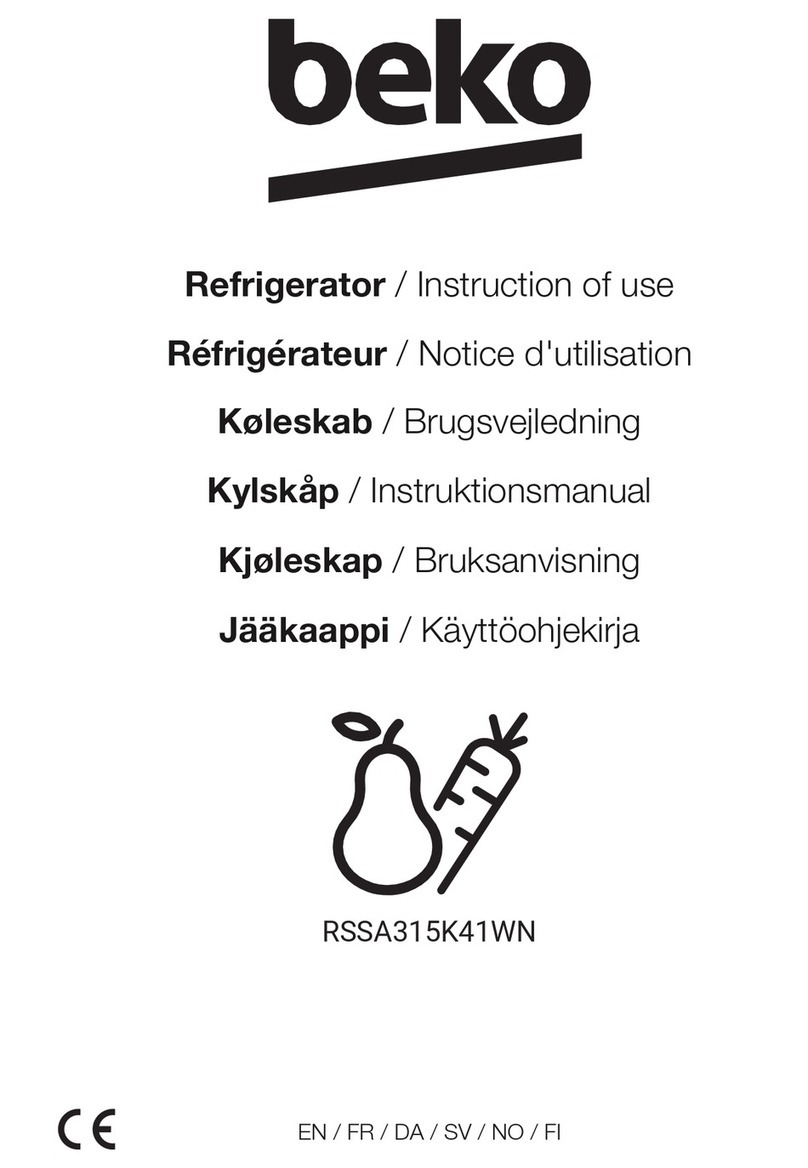 Beko RSSA315K41WN User manual