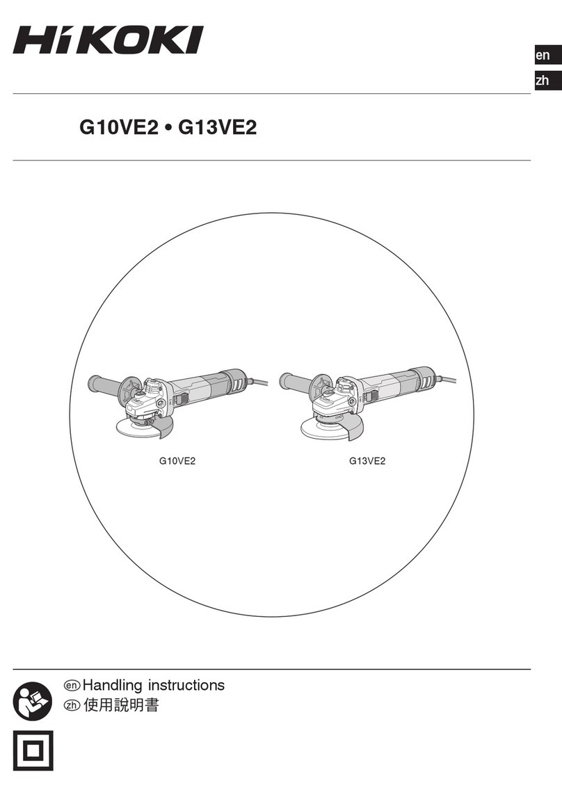 HIKOKI G 10VE2 User manual