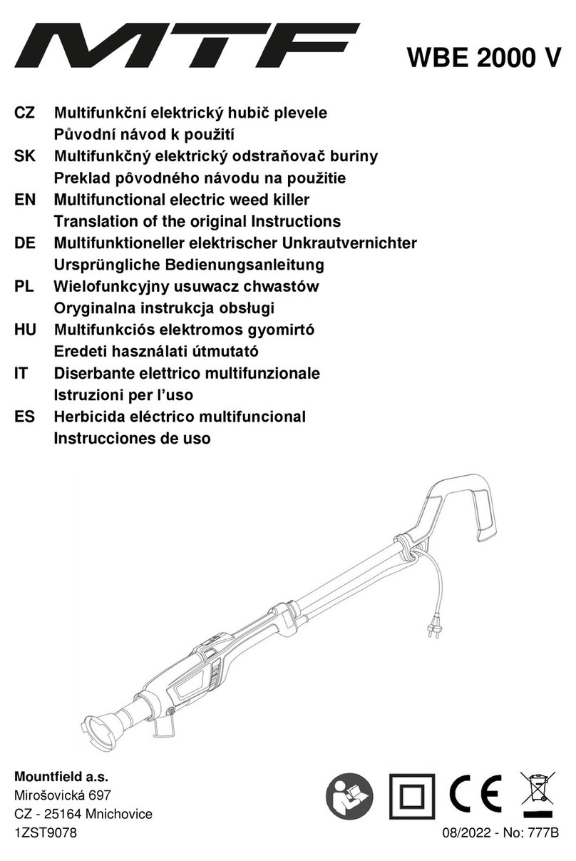 MTF WBE 2000 V User manual