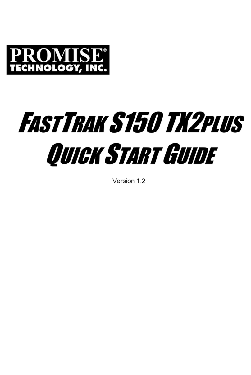 Promise FastTrak S150 TX2plus quick start guide
